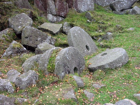 Millstone Quarry at the Longshaw Estate
